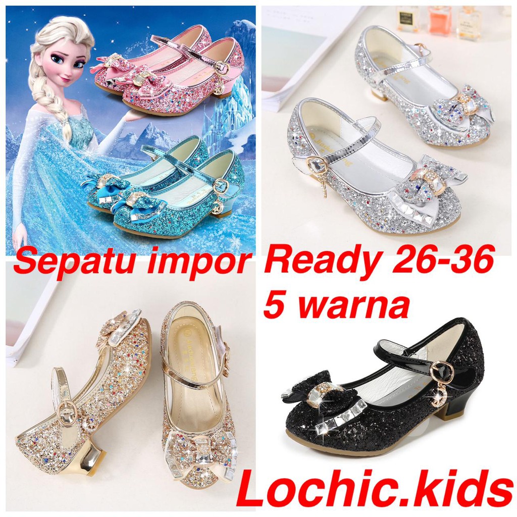 (LOLI-JKT) 116 Sepatu Sendal Pesta Anak Blink Pita berkualitas bagus (LOCHIC)