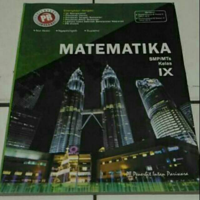 Buku PR Matematika kelas 9