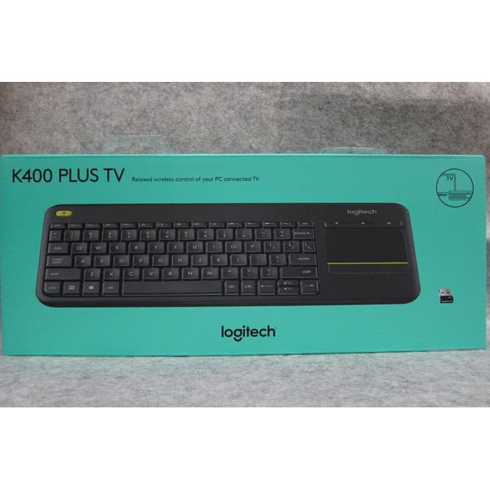 KEYBOARD WIRELESS +TOUCHPAD LOGITECH K-400 (GARANSI RESMI)