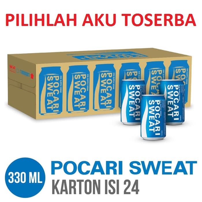 POCARI SWEAT CAN KALENG 330 ml - (1 KARTON ISI 24)