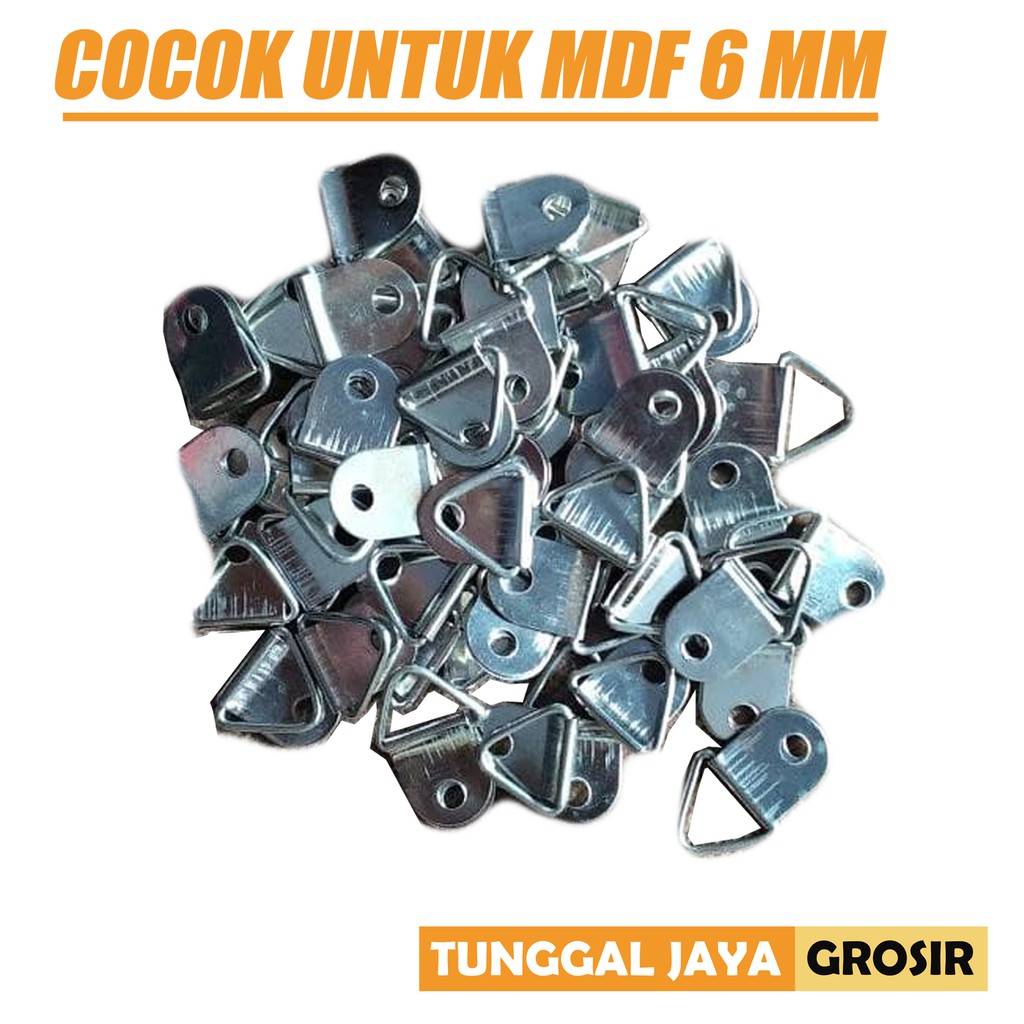 [Promo Isi 100 pcs] Gantungan Pigura / Gantungan Frame / Gantungan Kecil dan Sekrup