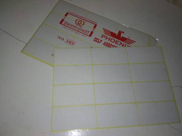 Stiker Label 103 untuk undangan