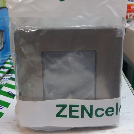 Schneider Zencelo Stop Kontak ( Putih/ Dark Bronze )