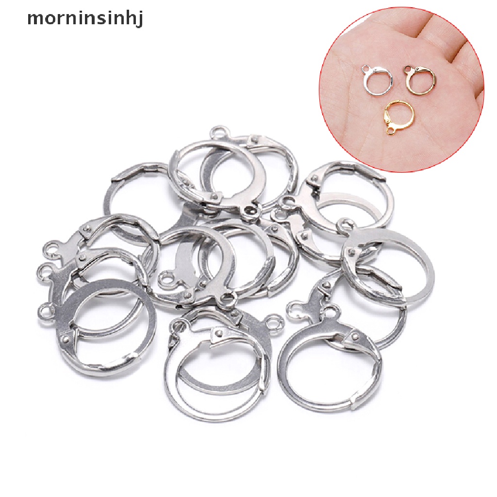 Mornin 20pcs / Set Anting Hoops Diy Untuk Wanita