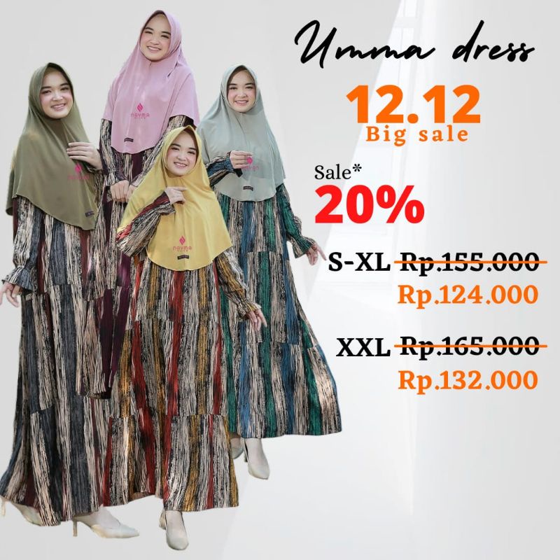 UMMA COUPLE DRESS MOM BY FANIA HIJAB