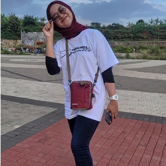 Tas Paha Meepo Tas Selempang Multyfungsi Tas Mini Outdoor Tas Touring Pria Wanita