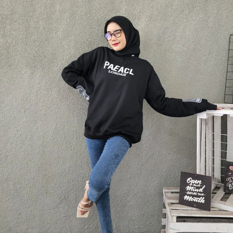 Sweater crewneck Oversize PAEACL FJ Switer Flecee