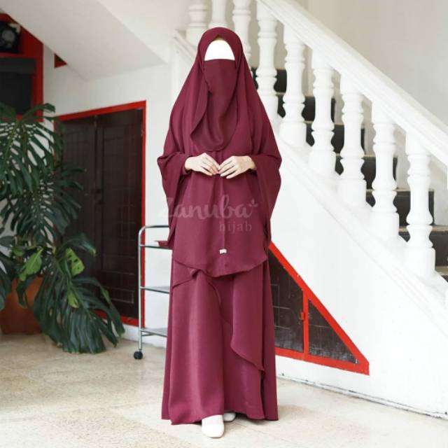 Layer set zanuba Hijab