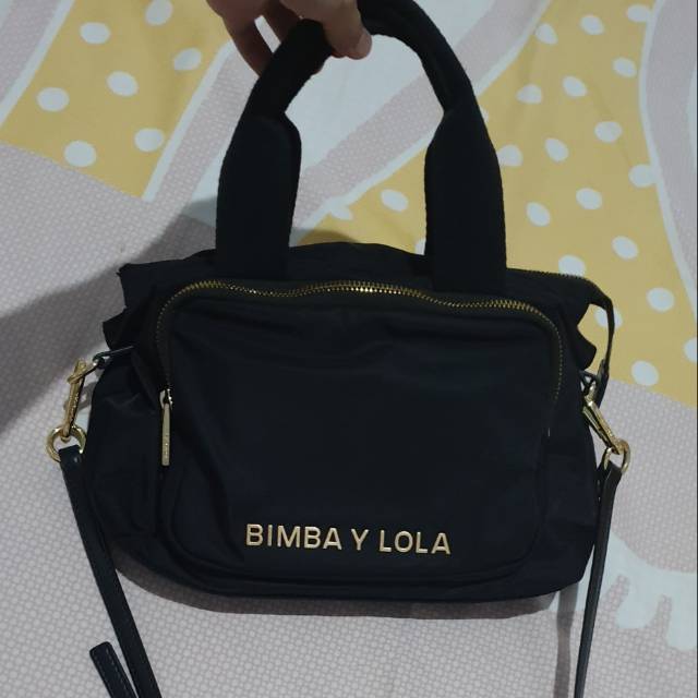 Bimba y lola authentic original preloved vvgc second black gold hardware