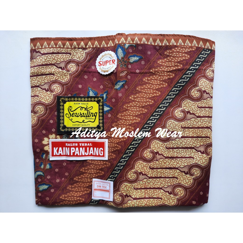 KAIN PANJANG SEURULING 182X103 CM KAIN JARIK BATIK SOLO KAIN SAMPING KEBAT PANJANG