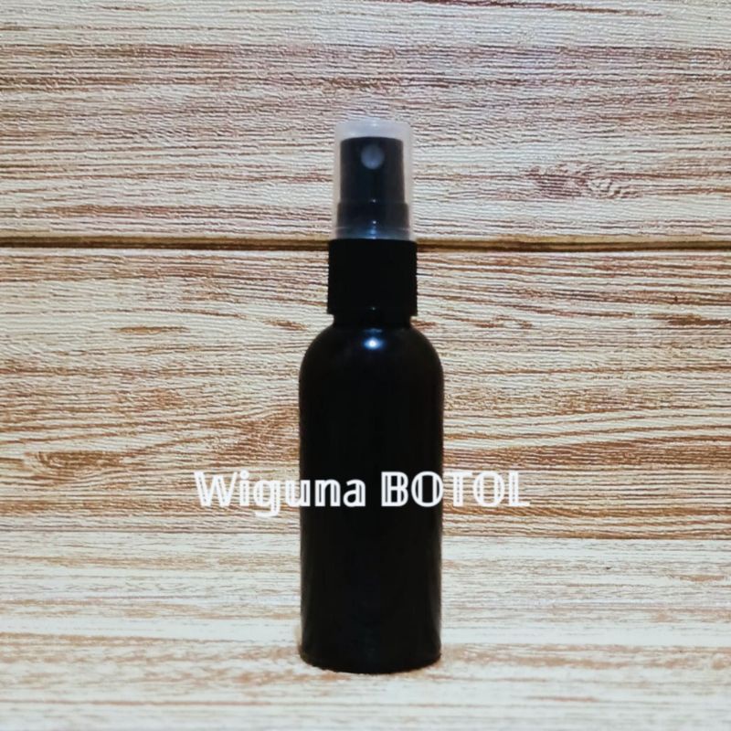 Botol Spray 60ml Hitam / Botol PET 60ml Hitam Tutup Spray