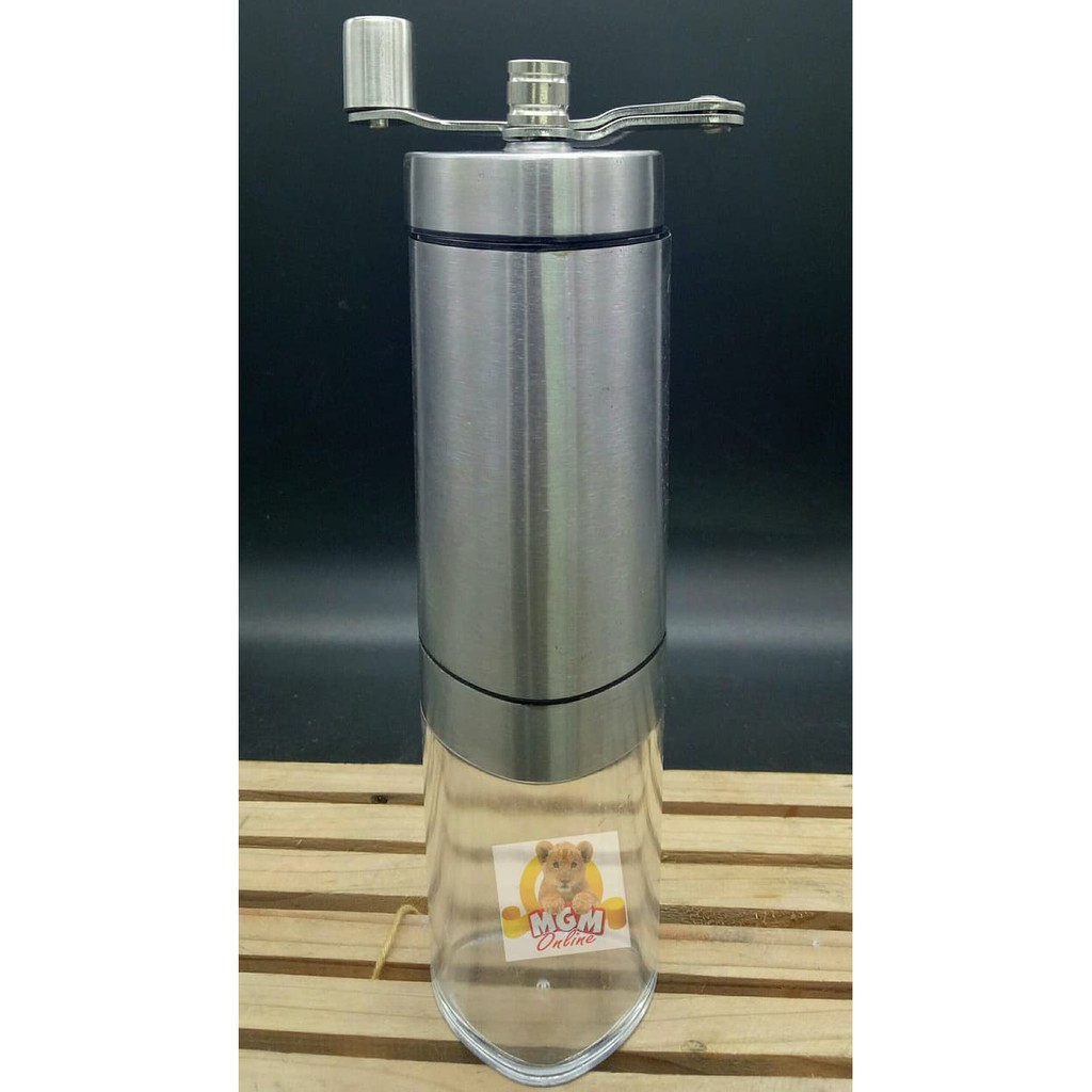 Portable Manual Coffee Grinder Stainless Segitiga 19CM 2121