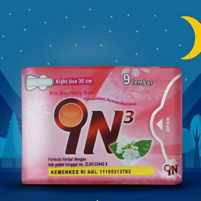 PEMBALUT IN3 BIO SANITARY PAD (EXP 2028)