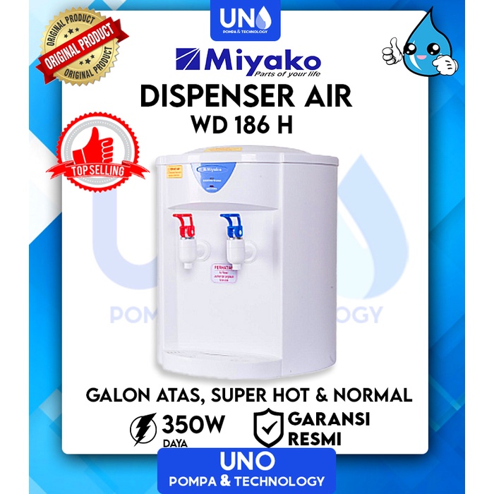 Miyako Dispenser Air Water Dispenser WD 186 H / WD-186 H / WD186H