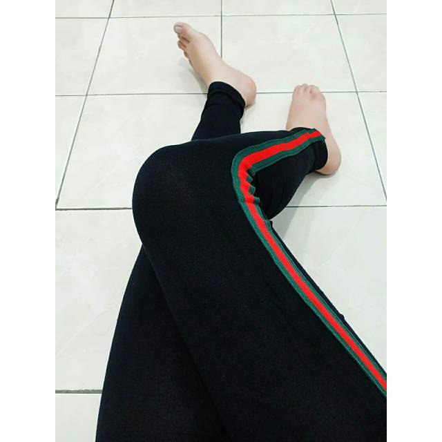 LEGGING LIST GC / LEGGING IMPORT MURAH / LEGGING LIST GC BLACK MURAH  / LEGGING MURAH