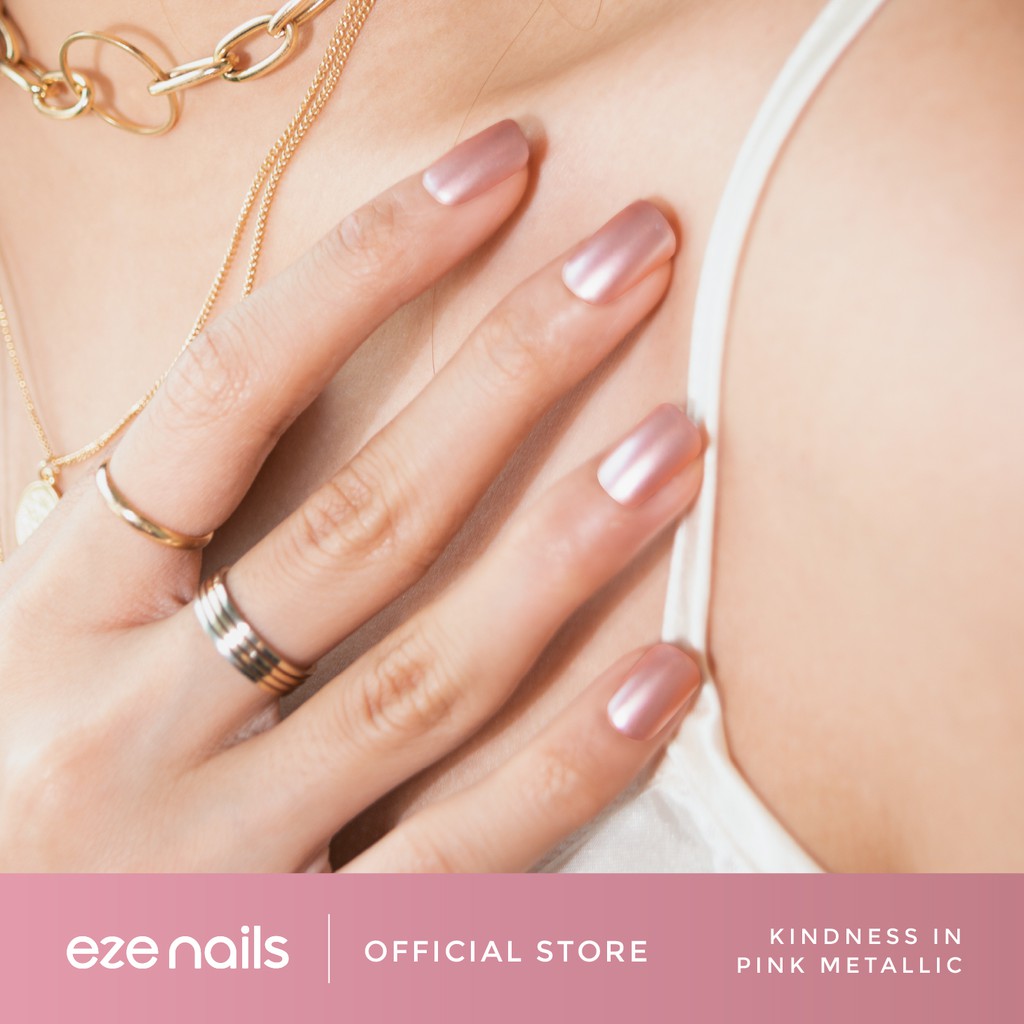 Kindness in Pink Metallic – Eze Nails Spot On Manicure