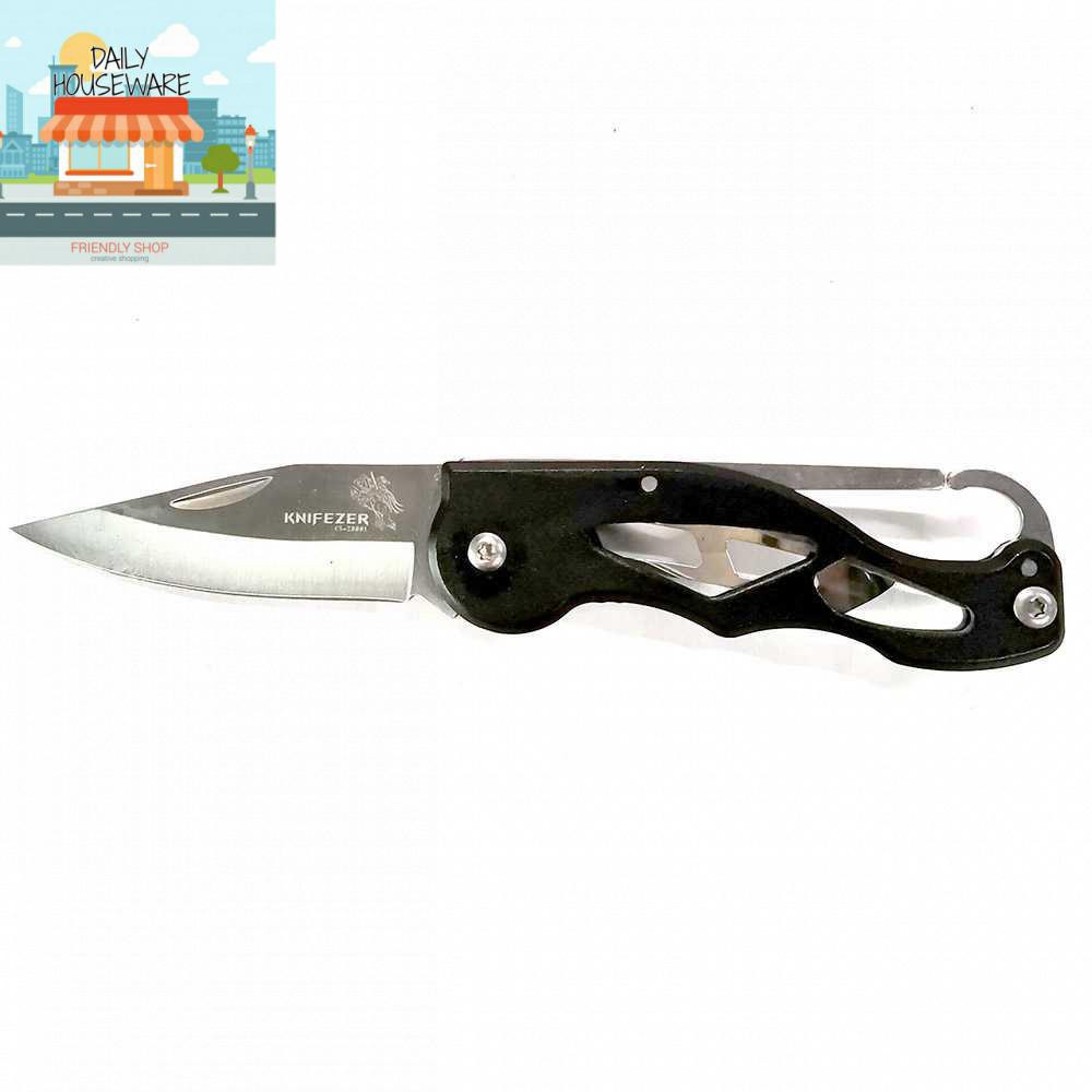 KNIFEZER Pisau Saku Lipat Portable Knife 440C