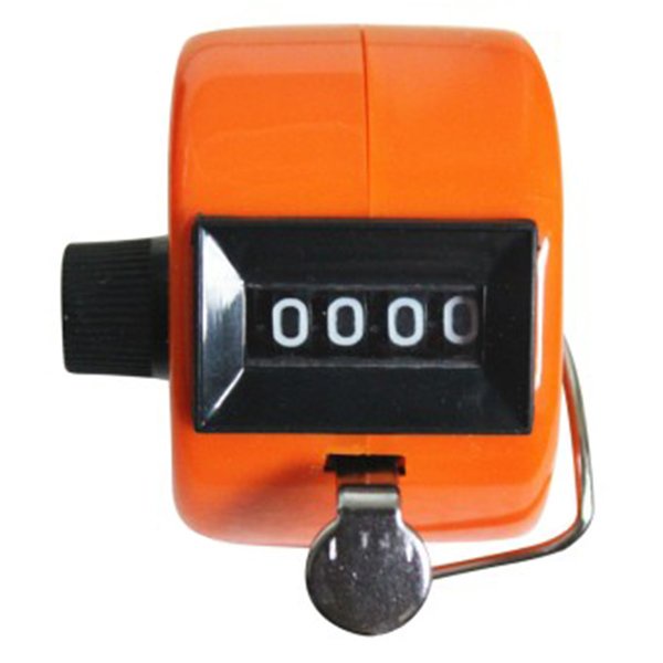 

sale Alat Hitung Manual Hand Tally Counter - Orange Diskon