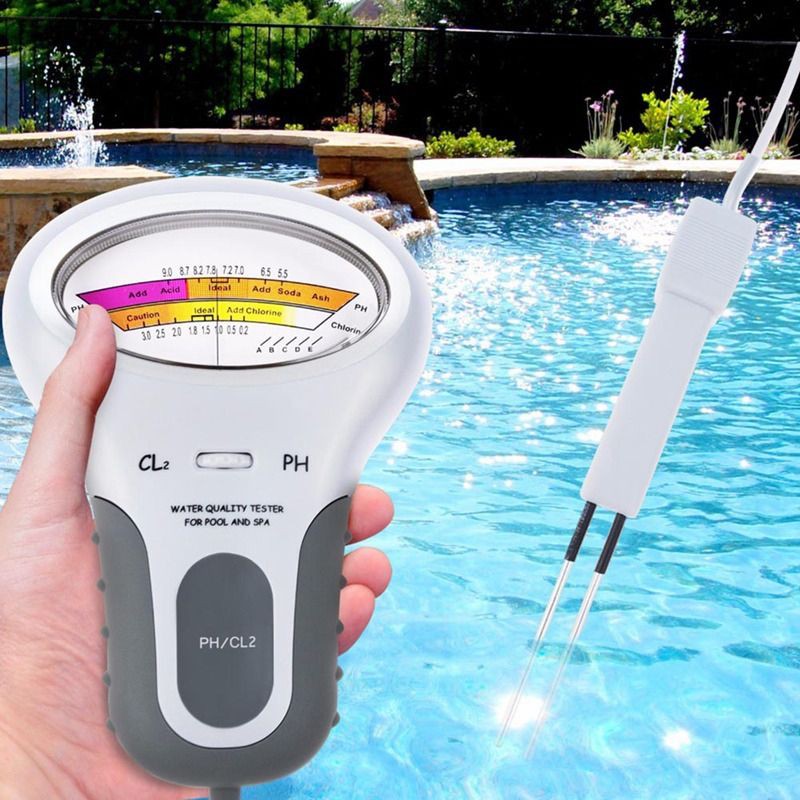 Ph Chlorine Tester Kaporit Cl2 Clorin meter air kolam