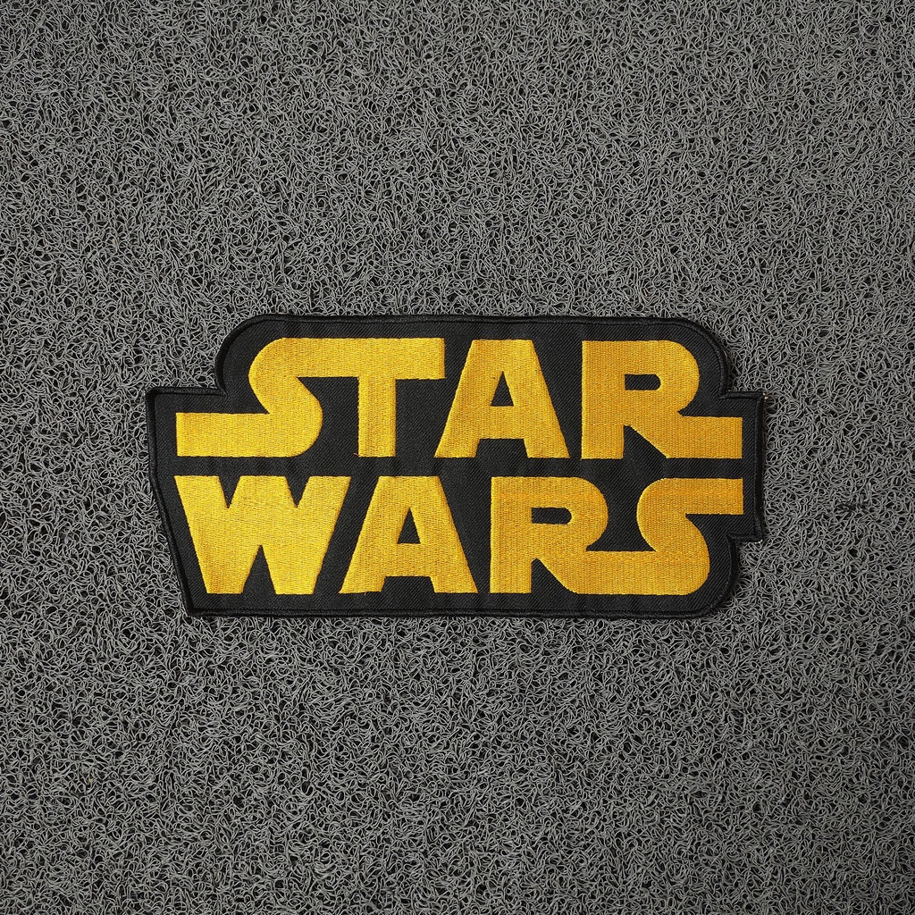 PATCH BORDIR / EMBLEM BORDIR BESAR STARWARS UNTUK DI JAKET TERLARIS BEST QUALITY