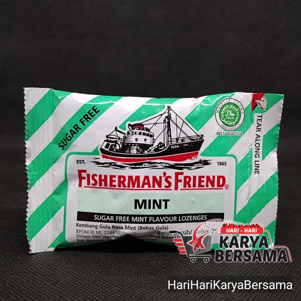 

PERMEN FISHERMAN'S FRIEND SUGAR FREE MINT 25GR