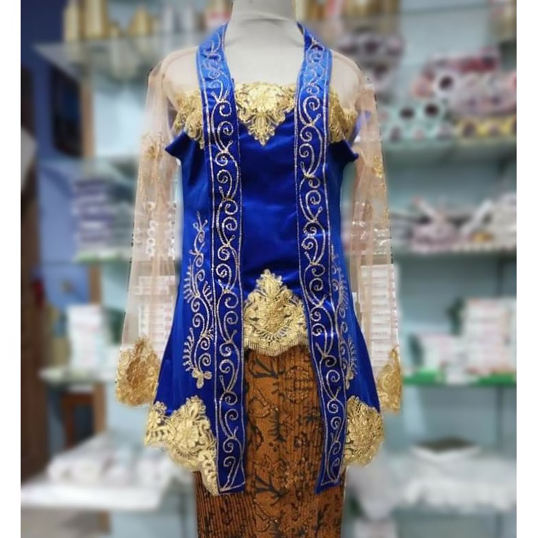 Kebaya Bludru Domas Payet Bordir