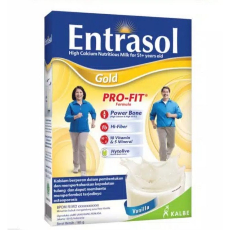 

susu entrasol gold kemasan 185gr