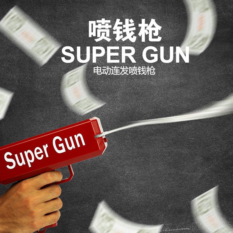 Mainan Money Gun Tembakan Uang - mainan Uang Super Gun ready stock