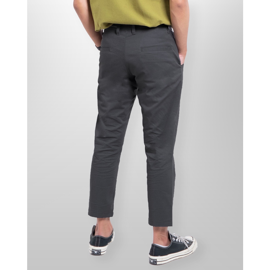 Neo Chino Ankle Pants - Dark Grey