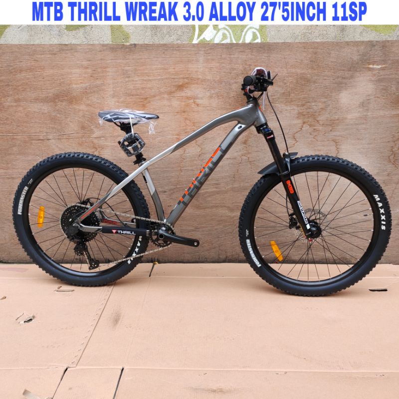 Sepeda Gunung MTB Thrill Wreak 3.0 New T140 Alloy 27'5Inch 11Sp Rem Hydraulic