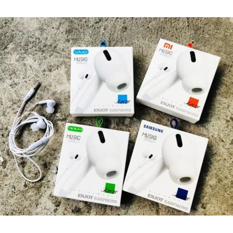 Headset S2020 Oppo . Vivo . Samsung . Xiaomi earphone handset handsfree hedset henset hensfri hf