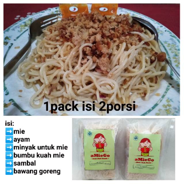 

MIE AYAM AMIEGO (2PORSI) FROZEN