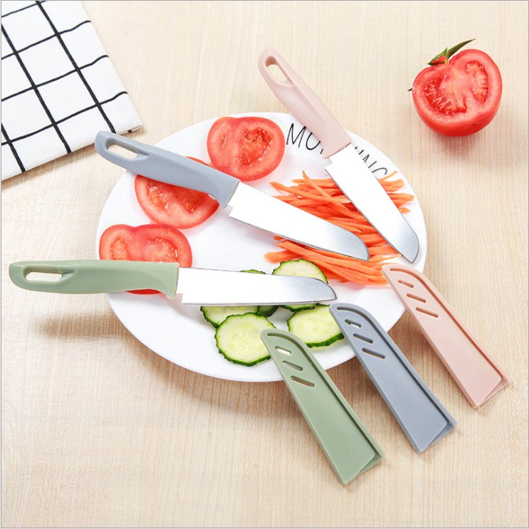 Pisau Nordik Buah Sayur Makanan kitchen Set Stainless Steel Knife Dapur uniik