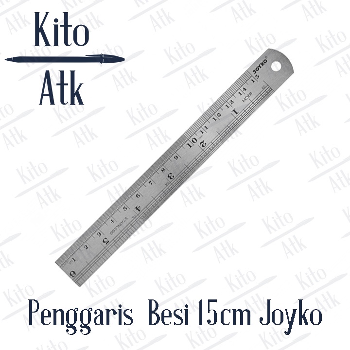 

Penggaris Besi 15cm Joyko / Stainless Steel Ruler