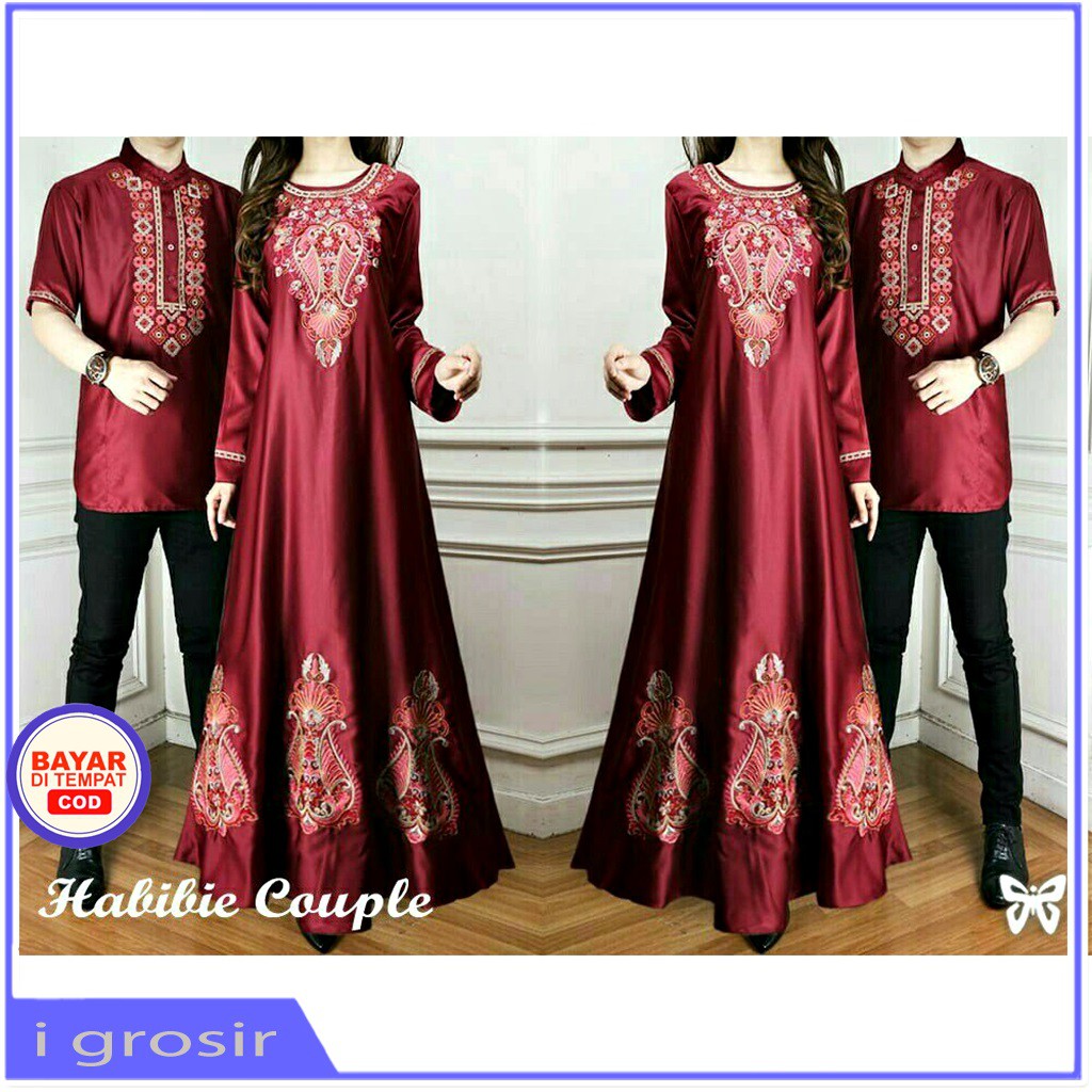 GAMIS COUPLE PASANGAN  BAJU MUSLIM COUPLE SUAMI ISTRI GAMIS COUPLE SUAMI ISTRI GAMIS COUPLE PASANGAN