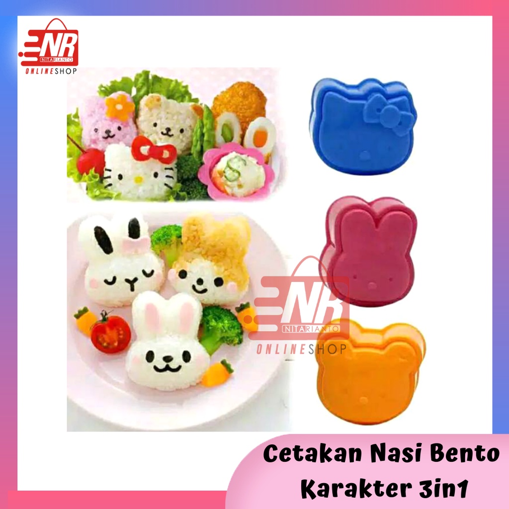 Cetakan Nasi Bento / Cetakan Nasi / Rice Mold