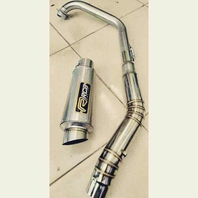 Knalpot racing RCB untuk motor satria fu jupiter mx old mx king njmx vixion sonic verza dll