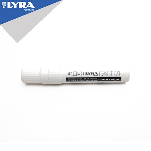 

Lyra Spidol Kapur / Chalk Marker Chisel Tip Putih - Mudah Dihapus, Untuk Kaca, Logam, Karet, Keramik