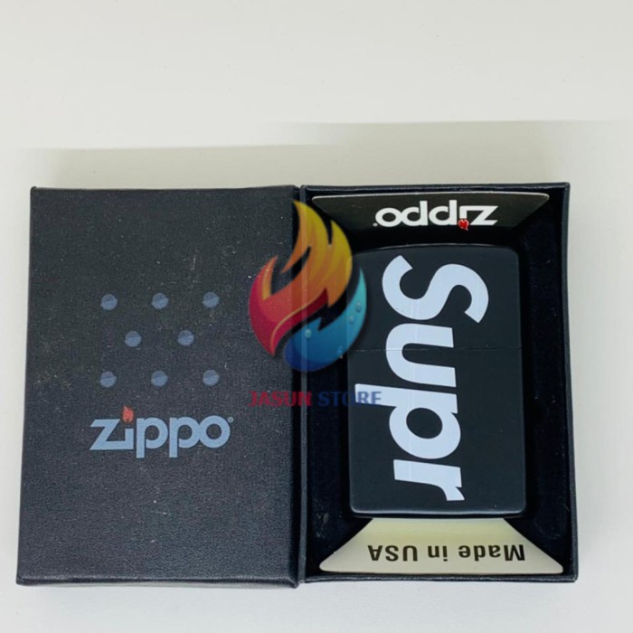 korek api Zippo supreme hitam