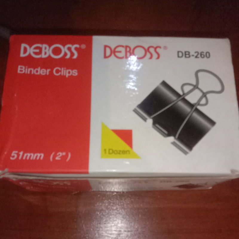 

Binder Clips DEBOSS DB-260