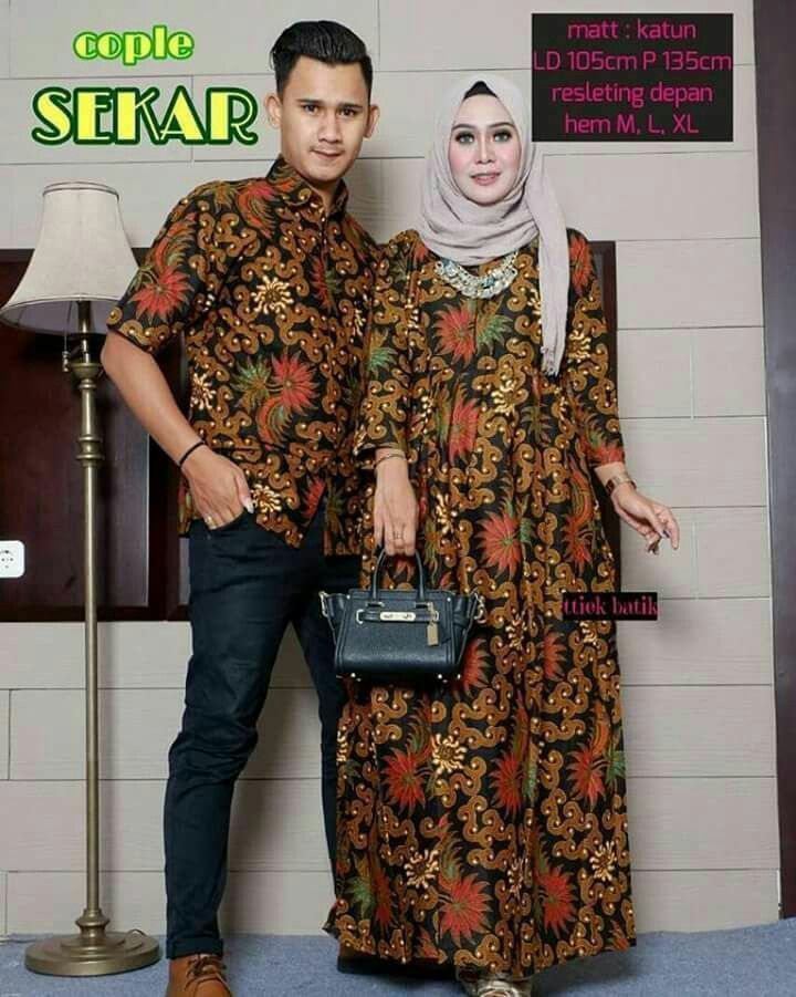 Batik Couple Keluarga Sania Ruffle Ori Ndoro Jowi Dnt Motif Ukel