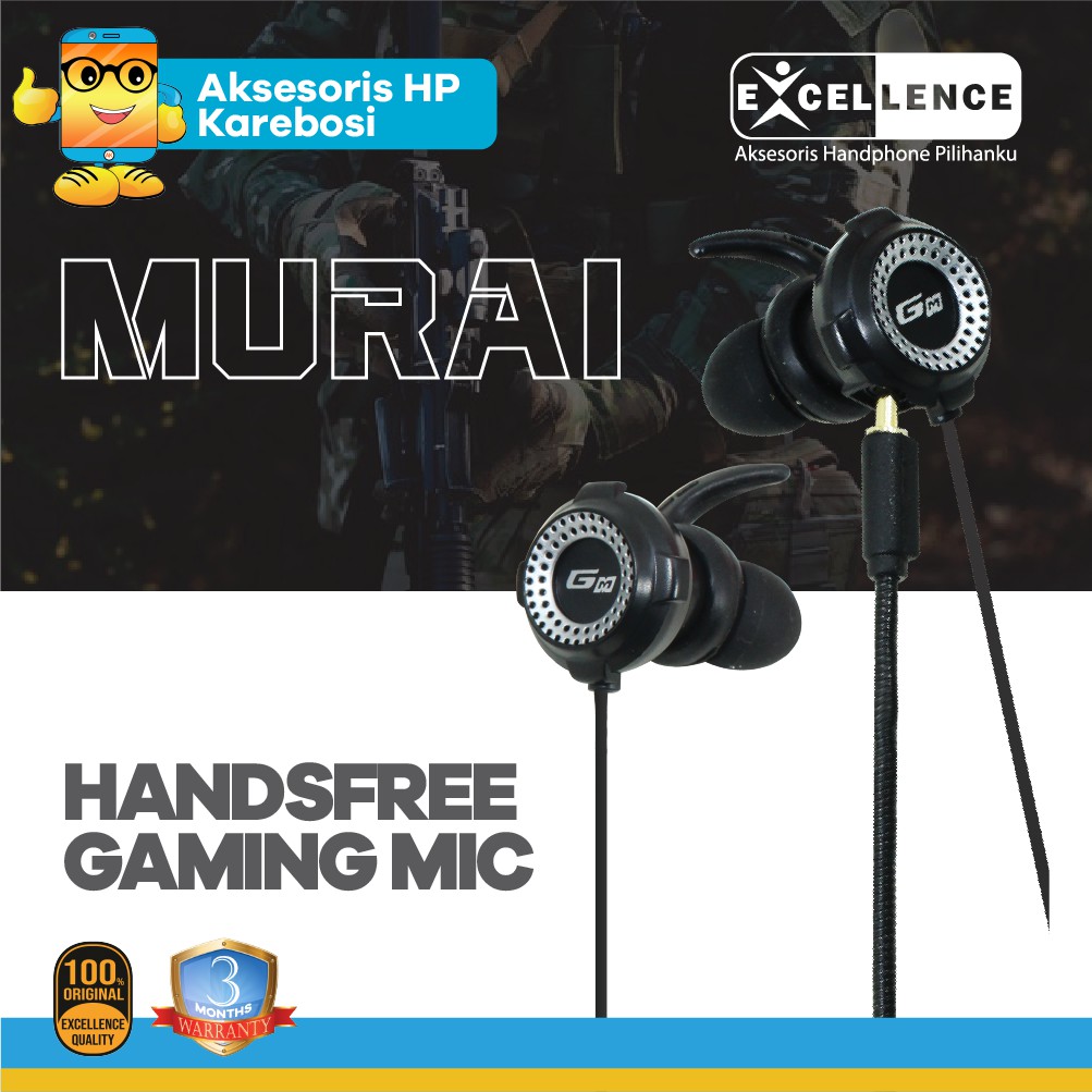 Handsfree Headset Excellence Gaming Mic Murai