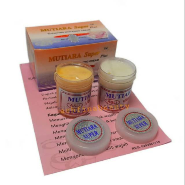 CREAM MUTIARA SUPER BOK PINK LUSINAN