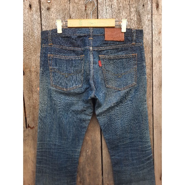 wingman denim ripped non selvedge size fit 33 second preloved
