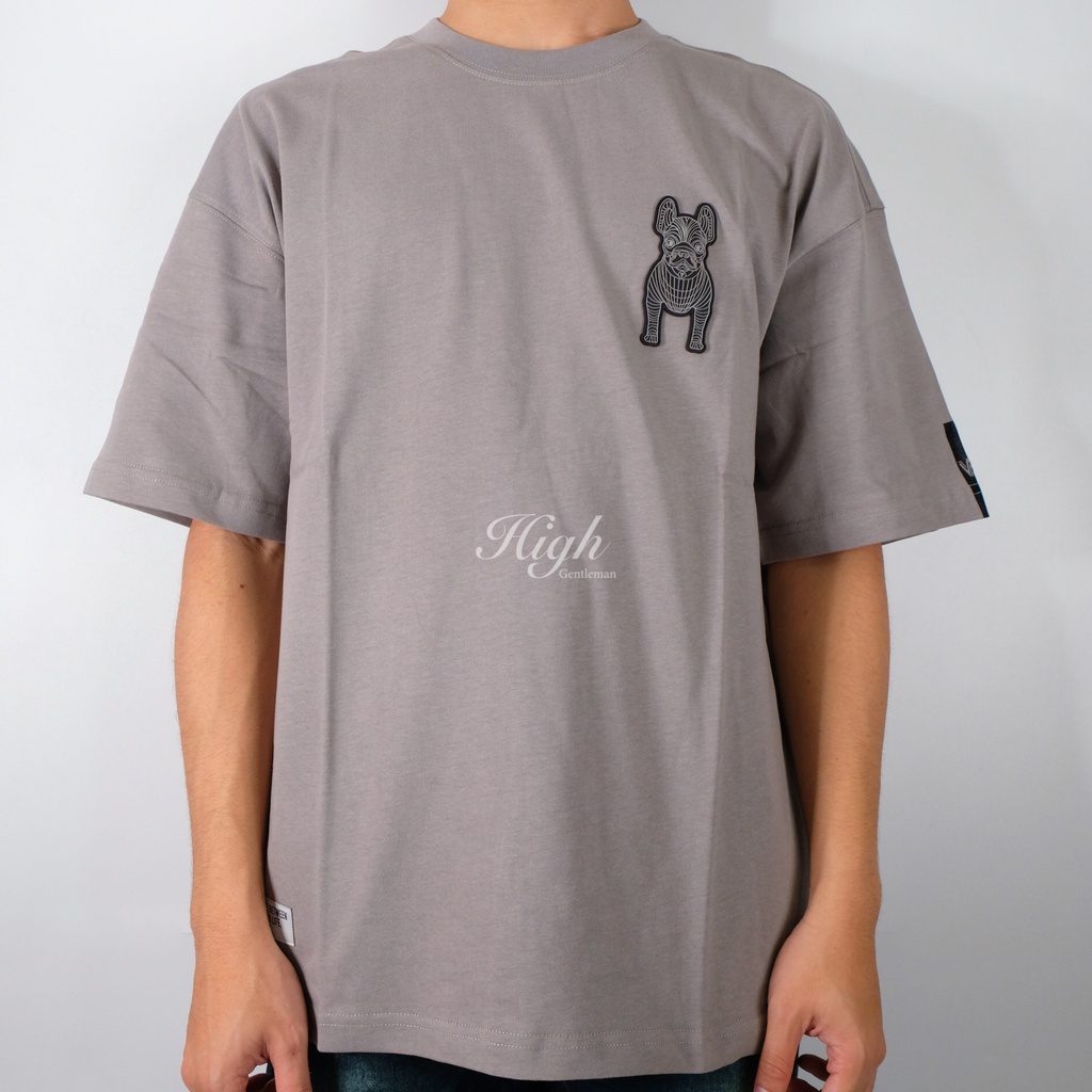 Lifework Silicon LA Dog Oversize Tee Grey 100% Original