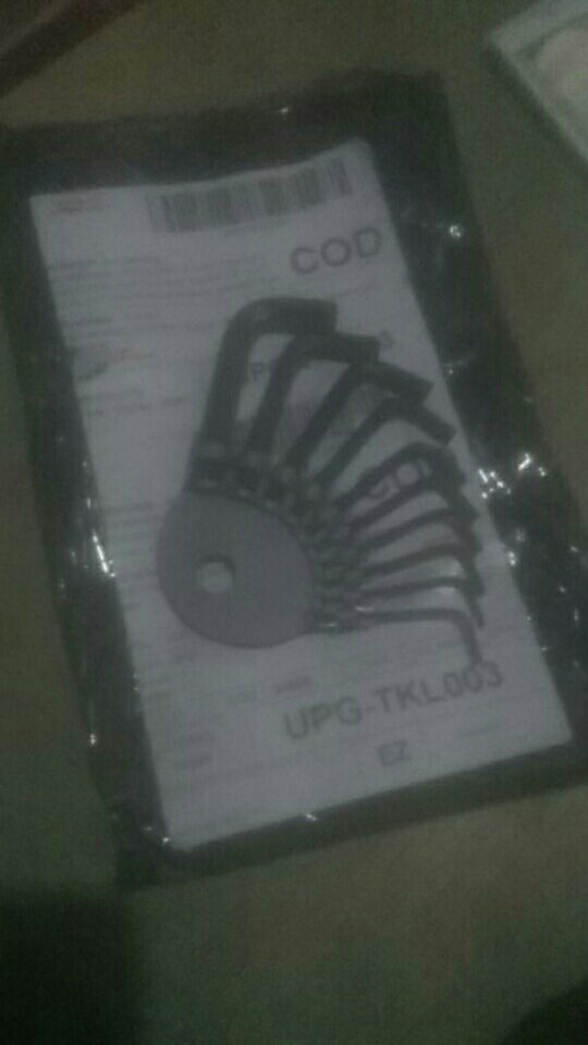 Isi 10 Set Kunci L Small Murah 10in 1 Hey Key Ring 1,5 2 2,5 3 4 5,5 6 8 9 10 Mm Alat Bengkel