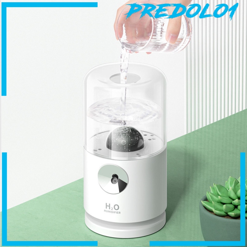 [PREDOLO1] Mist Humidifier Projector Auto Shut-Off Desktop 400ml Personal 2000mAh Battery Super Quiet Essential