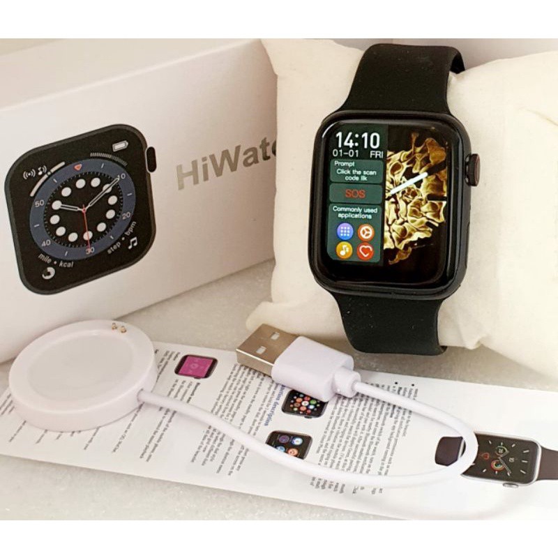 Jam Tangan SMARTWATCH Hiwatch 6  Dan T500+ Double Strap Bisa Telfon Dan Ganti Walpaper-1