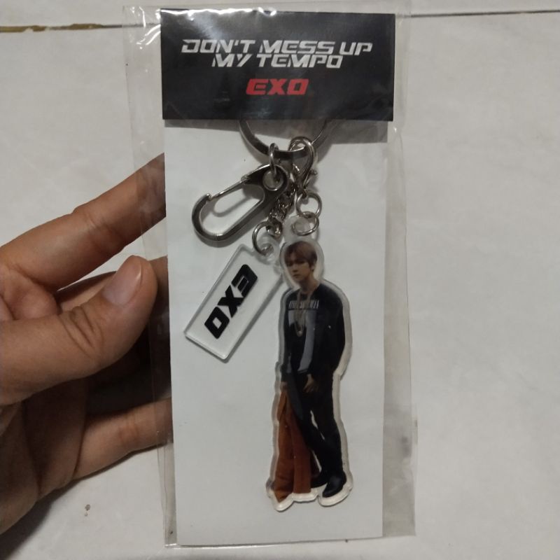 EXO TEMPO BAEKHYUN ACRYLIC KEYRING Ready Stock