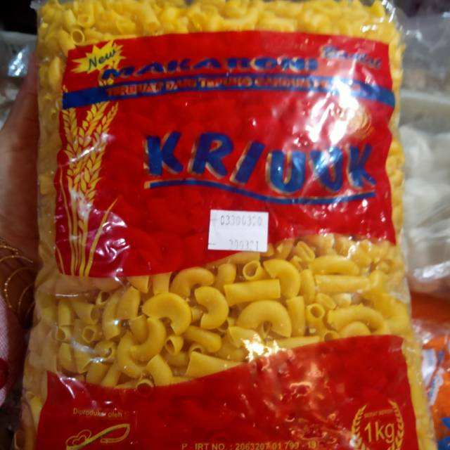 Makaroni kriuk mentah 1kg